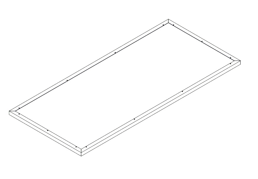 Schneckenkante für Aluminium-Hochbeet 210
